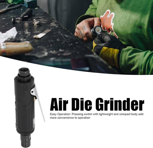Air Die Grinder Set, Air Die Grinder Straight Pneumatic Grinding wheel Machine Polishing Tool Set Kit for Metal Rust Removal, power angle grinders...