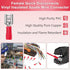 200 Pcs Red Female Quick disconnects Vinyl Insulated Spade Wire Connectors, Electrical Crimp Terminal 22-16 AWG (6.3mm)...