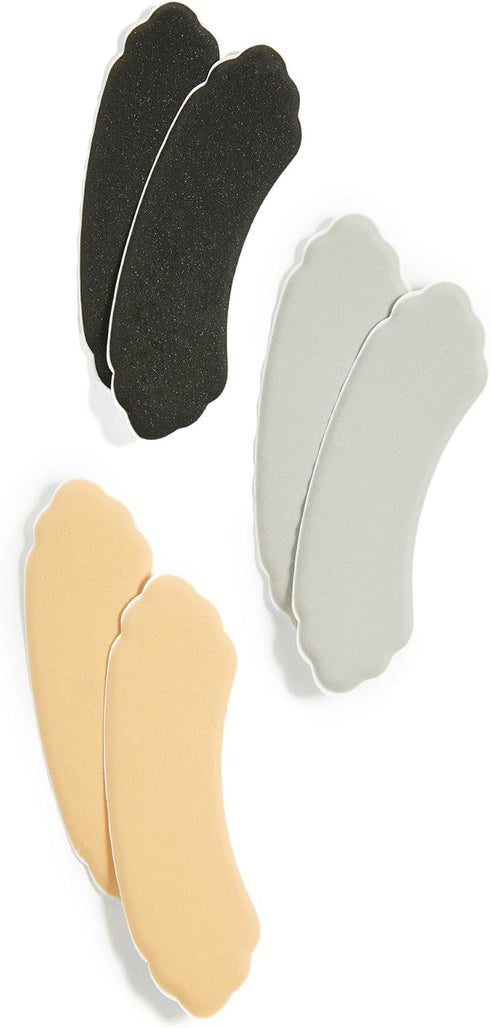 Heavenly Heelz Blk/Slvr/Btrcup Triple-Pack - Foot Petals #BHHF6030...