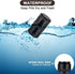 Small Daily Metal Pill Box 2 Times a Day - Waterproof Pill Container - Travel Pill Case, Portable Medicine Holder for Vitamin, Fish Oils, Suppleme...
