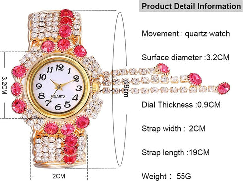 CdyBox Wholesale Women Quartz Watches Alloy Steel Tassel Bracelet Fashion Ladies Bangle Wristwatch Great Gifts...