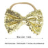 Song Qing Baby Infant Girls Hair Band Sequined Bow Headband Turban Knot Hair Headwear Gold...