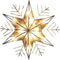 Kurt Adler 10-Light Capiz and Wire Snowflake Christmas Treetop, 10-Inch, Silver...