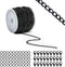Lemonkey 33 Feet Metal Black Necklace Chains Curb Links Chains Bulk for Jewelry Making DIY Craft Kit with Lobster Clasps Jump Rings...