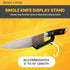 Single Knife Display Stand - Display Your Favorite Knives in Style with a Sturdy Stand - Accommodates 3" to 10" Length - Show Quality Multi-Color ...