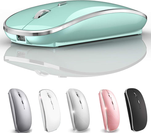 Wireless Mouse for MacBook Pro MacBook Air MacBook Laptop Mac iMac Desktop Computer Chromebook Win7/8/10/11 PC HP Dell Laptop (Blue)...