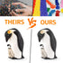 4PCS Penguin Lifecycle Antarctica Penguin Figurines Toy Playset Arctic Penguins Early Educational Toys Cake Decoration Christmas Birthday Party Su...