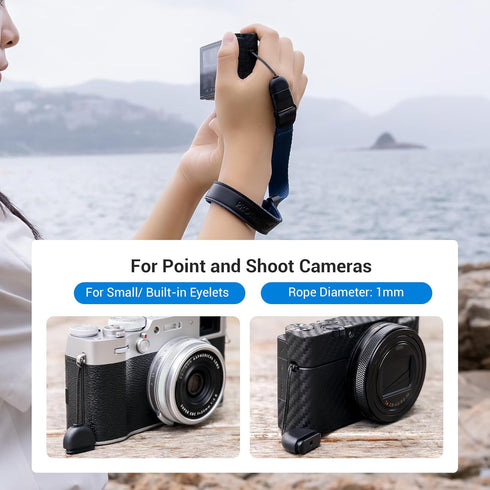 Camera Wrist Strap, Durable Camera Hand Strap with Quick Release for Sony ZV-1 II ZV-1 ZV-1F ZV-E10 RX100 VII VA VI V IV III II G7X Mark III G5X G...