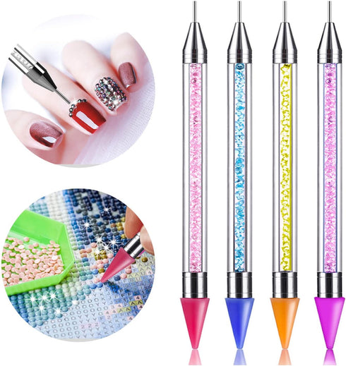 Diamond Painting Pens, No Wax Needed Diamond Painting Kits Diamond Painting Tools, Self-Stick Drill Pen with Double Heads, 5D Diamond Art Painting...