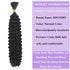 18inch Curly Bulk Hair For Braiding No Weft 75g (1Bundles/Pack) Micro Braiding Quality Synthetic Hair Braiding Extensions For Boho Braids Wet And ...