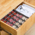 Qozary 2 Pack Socks Underwear Drawer Organizer Divider, 24 Cell or 16 Cell Collapsible Cabinet Closet Organizer Storage Boxes for Clothes, Socks, ...