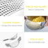 Pot Strainer Set 2 Pieces Stainless Steel Strainers Set, Easy Draining Durable Dishwasher Safe, Work for All Cooking Kitchenware, Noodles Pasta Fr...