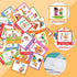 Colorful Flash Card Set – 60Pcs Visual Assisted Planning Picture Cards Pack – Bedtime, Walk, Park, Camping, Homework - Comprehensive Preschool Edu...