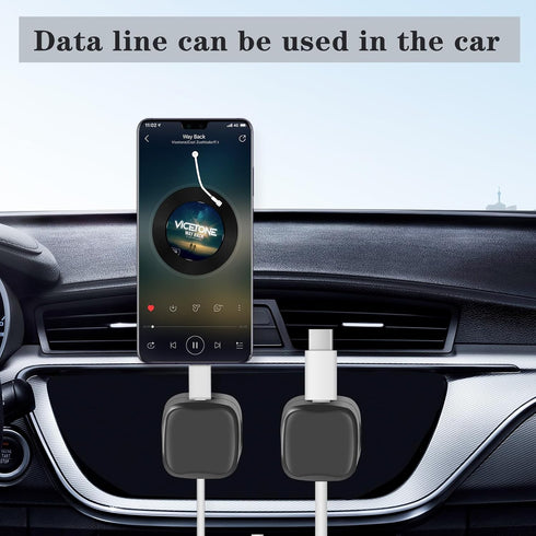 6 Pack Magnetic Cable Clip Clips, Under Desk Cable Management,Hgliagtsmat Adhesive Cord Clip Storage Box for Home Desk Phone Car Wall Desktop Nigh...