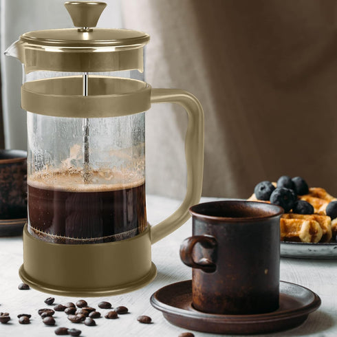 Utopia Kitchen 12 Ounce 0.35 Liter French Press Coffee Maker, Tea Maker, Travel Coffee Presses, Heat Resistant Thickened Borosilicate Coffee Pot f...