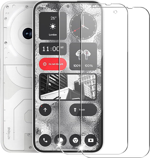 for Nothing phone (2a) screen protector, 9H Hardness Anti-Scratch Tempered Glass flim, Case Friendly(2 PACK)...