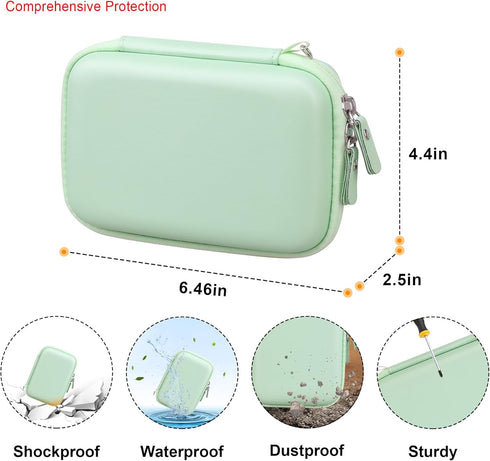 Camera Carrying Case Compatible with Fujifilm Instax Mini EVO Instant Camera, Camera Lens cover Photo Printer Travel Protective Storage Holder,Mes...