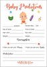 LOTUS-A Baby Shower Games - Hilarious Guess The Phrase and Predictions Cards 30 Thick Cardstocks 7x5 inches Printed Front Back Side Answer Keys In...