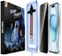 MAGIC JOHN 2 Pack for iPhone 15 6.1 inch Privacy Glass Screen Protector, Auto Dust-Elimination Installation, Bubble Free, Easy Installation......