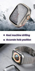 Watch case, for Apple iWatch 78 Waterproof Watch case 45mm Seconds Change 49mm Ultra Waterproof case case (Titanium Gold...