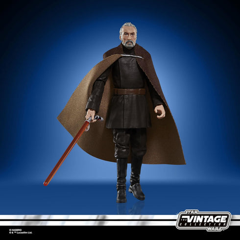 STAR WARS The Vintage Collection Count Dooku, Attack of The Clones 3.75 Inch Collectible Action Figure...