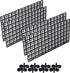 4pcs Aquarium Grid Divider, Fish Tank Divider Tray, Aquarium Filter Isolation Board for Mixed Breeding Light Diffuser and 8pcs Sucker Clips Suctio...