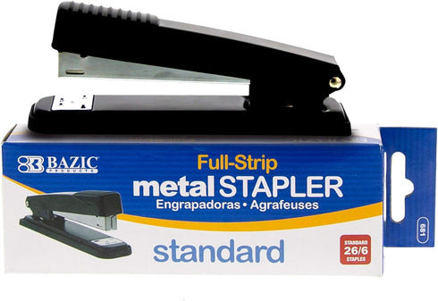BAZIC Metal Full Strip Stapler...