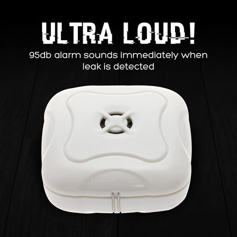 2 Pack Water Leak Detector - 95 dB Flood Detection Alarm Sensor for Bathrooms, Basements, Laundry Rooms, Garages, Attics and Kitchens by Mindful D...