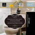 Do Not Flush Rules Bathroom Signs,RAMIEYOO Designer Sign For Septic Systme,Please Flush Only Toilet Paper,Great for Home,Business or RV,Cabin (Bla...
