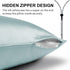 Ravmix Silk Pillow Cases with Zipper, 21momme Mulberry Silk Pillowcase for Hair Skin Health, Soft Smooth Breathable Cool Pillow Cover for Beauty S...