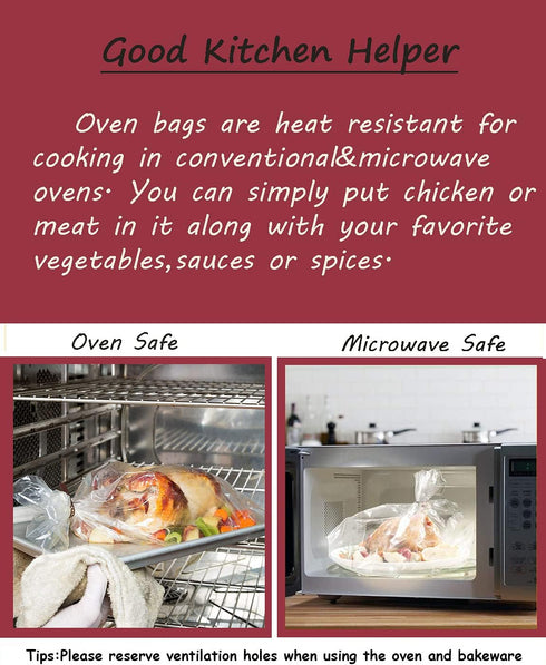 10 Counts Oven Bags Turkey Size | Large Oven Bag for Thangkgiving Day Turkey Roasting Cooking(1)...