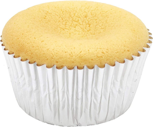 Standard Silver Foil Cupcake Liners Muffin Baking Cups for Party and More, 100-Count...
