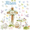 Easter Bulletin Board Decorations He is Risen Cutouts with Glue Point Spring Easter Jesus Resurrection Bulletin Board Decor for Easter Religious C...