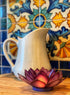 Capiz Shell Lotus Flower Decor Tealight Candle Holder for Serene Ambiance - Handmade Decorative Candle Holders for Meditation, Yoga, and Relaxatio...