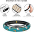 Miami Car Steering Wheel Cover, Football Elasticity Anti Slip Sweat Absorption Universal Car Accessories 15 inch for Most Vehicle Sedan, Truck, SU...