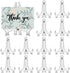 12 Pack 4 Inch Clear Plastic Easels or Stand/Plate Holders to Display Pictures or Other Items at Weddings, Plate Stands for Home Decoration, Birth...