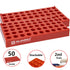 2PCS HPLC Vial Holder tray, 2ml Vial Lab Rack, Red 12mm Vial Storage Rack for 12x32mm Vial by ALWSCI...