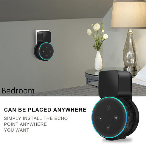 Echo Dot Wall Mount Holder for 3rd Generation, Space Saving Accessories Alexa Holder, Amazon Echo Dot 3 Accessories with Built-in Cable Management...