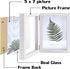 Double 5x7 Picture Frame Hinged Frame Vertical MDF Wood Photo Frames with Glass Front (White)...