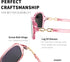 FEISEDY Vintage Square Polarized Sunglasses for Women UV400 Travel Driving Fashion Arcuate Sunglasses B2526...