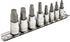 Powerbuilt - 8 Pc. 3/8" Drive SAE Zeon Hex Bit Socket Set, Hand Tools, Sockets - Hex Bit, Sockets - 3/8" Drive (642574)...