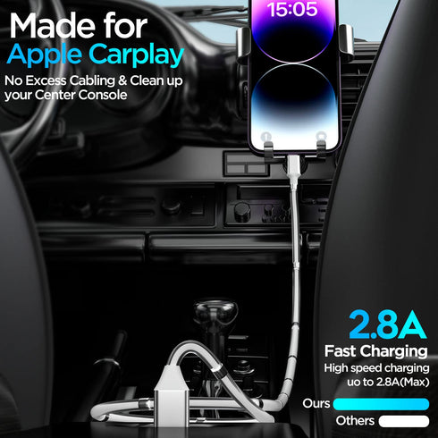 AICase Magnetic Charging Cable,(3FT+6.5FT) Super Organized Charging Magnetic Absorption Nano Data Cable for Phone 14/13/12/11/XS/XS Max/XR/X/8/8 P...