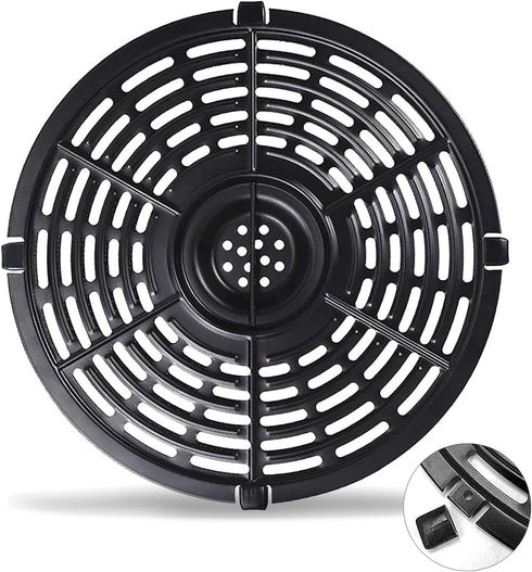 Air Fryer Replacement Parts for Chefman TurboFry 3.6QT Power XL 4QT Emeril Lagasse 4QT, 8.1'' Non-Stick Round Air Fryer Accessories Replacement Tr...