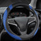 West Llama Customized Auto Car Steering Wheel Cover for Honda (Black+Blue)...