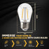 Seentech 15 Pack S14 LED String Light Bulbs E26 Medium Base 2W (11 to 25 Watt Eq.) Shatterproof & Waterproof, 2700K Warm White Replacement Bulb Ch...