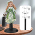 4pcs Doll Stand Black Doll Display Support 18 Inches Action Figure Stand Reusable Doll Support Stand Dollhouse Furniture Vertical Doll Stand Suppl...