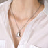 VNOX Heart Urn Necklace for Ashes - Memorial Cremation Jewelry for Ashes,Forever in My Heart Urn Locket for Ashes Stainless Steel Urns Pendant Kee...