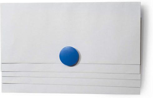 High Powered Magnets for Glass Dry-Erase Boards, Set of 5 Blue...