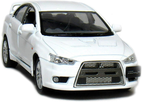 KiNSMART 2008 Mitsubishi Lancer Evolution X 1:36 Scale 5" White...
