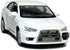 KiNSMART 2008 Mitsubishi Lancer Evolution X 1:36 Scale 5" White...